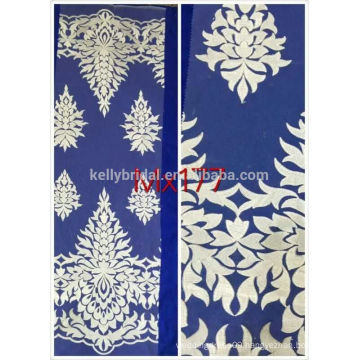 2017 hot sale new emboridery designs flower lace for shawl and gloves